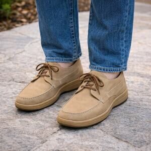 Ecco Men's Tan Leather Lace up Shoe 8